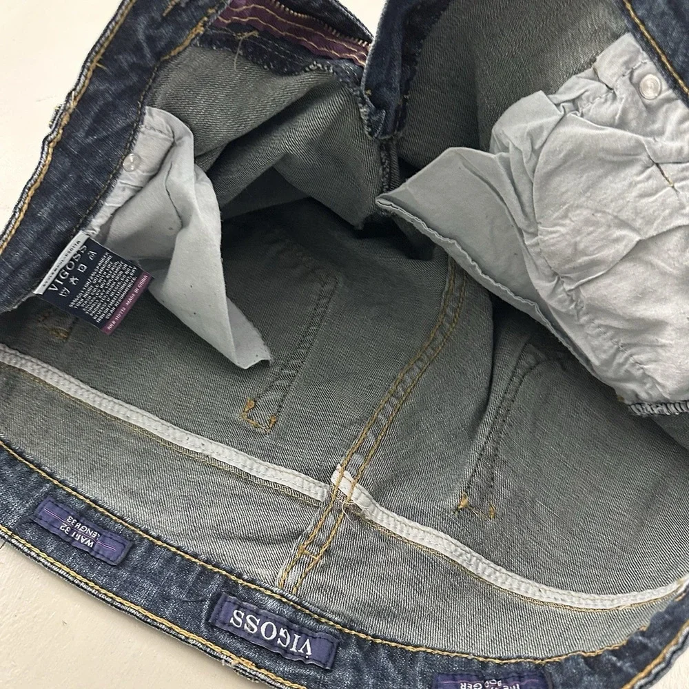 Y2K Vigoss The Jagger Boot Cut Jeans Medium‎ Blue Womne 32 X 33 Cotton Stretch
